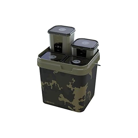 Korda Carp Fishing Kontainer System with 4 Containers Cover
