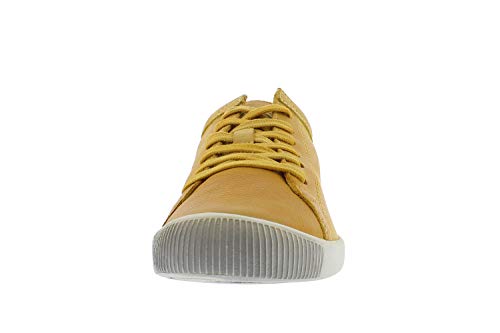 Softinos ISLA WASHED, Damen Low-Top, Gelb (Yellow), 39 EU (6 UK)