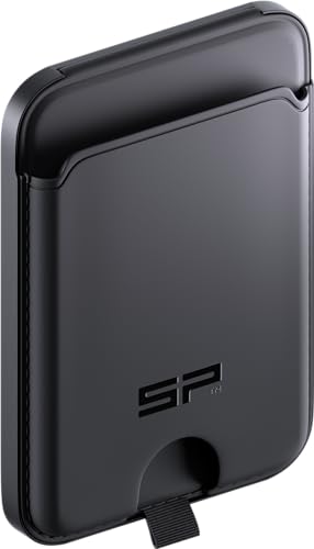 SP CONNECT Erwachsene (Unisex) SP Magnetic Card SPC+ Bi-Fold Wallet, Schwarz
