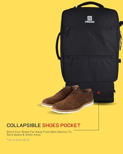 Image of Zingaro Combo Large 40l Travel Lapotp Bag For Men Women Laptop Backpack For Men Women Tech Organizer Pouch