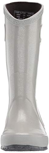 Bogs Kids Glitter Rain Boots, Silver, Size 3 Little Kid #TOP1