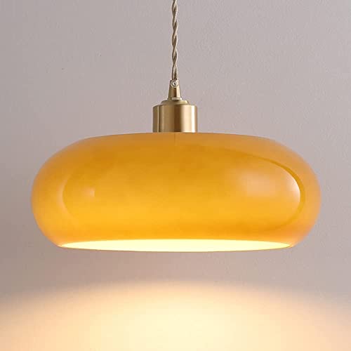 Lámpara colgante de cristal de estilo nórdico vintage para techo de dormitorio y cocina 6