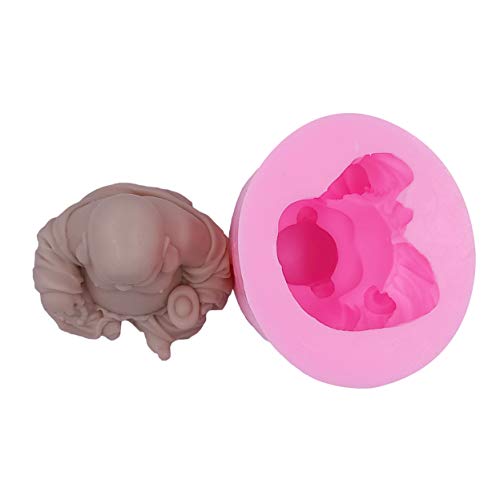 Great Molds Buddha 3D Flexible Silicone Soap Mold Silicone Candle Molds For Diy Handmade Soap Craft Art Mould #TOP4