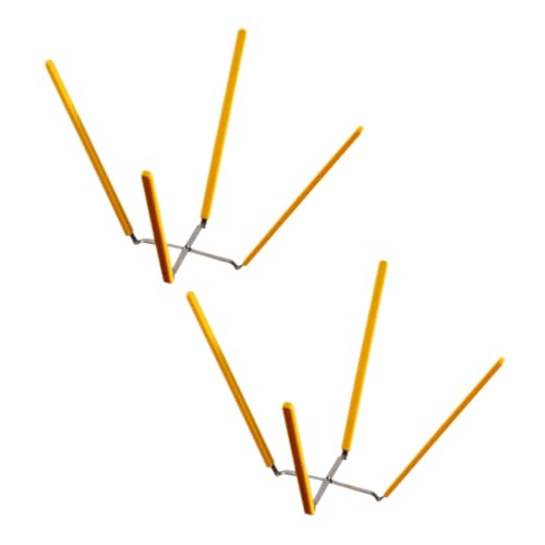 Cabilock 2Pcs Chiffon Cake Cooling Rack Foldable Leg Stand for Cake Non Slip Easy to Clean Kitchen Baking Cooling Stand