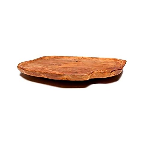 Plato de madera de raíz Driini, hecho a mano, acabado lacado Cover