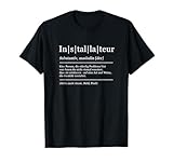 Installateur Lustige Bedeutung Humor Handwerker T-Shirt