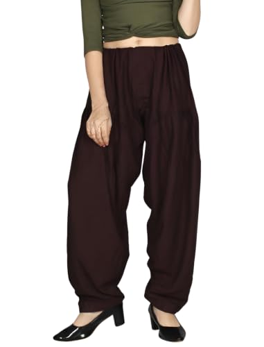 Image of FASHION GALLERY Women's Rayon Relaxed Fit Patiala Salwar with Full Length Drawstring Closure Type and Flexible Waist | Patiala Pant for Woman Free Size Fit Upto XXL