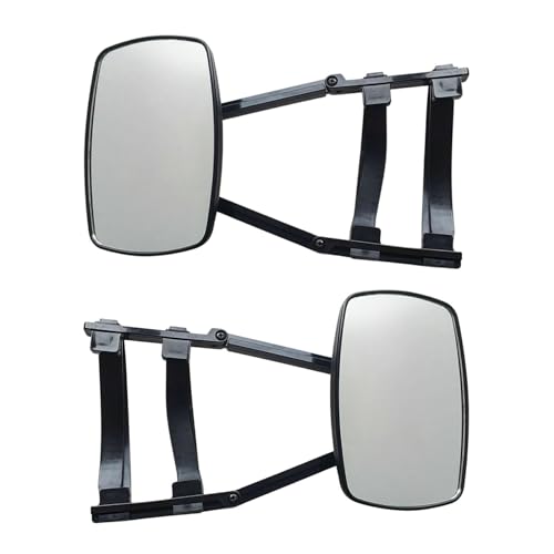 2 specchietti per roulotte, specchietti per roulotte, specchietti per roulotte, specchietti universali per auto, specchietto retrovisore esterno, roulotte, specchietti laterali per auto