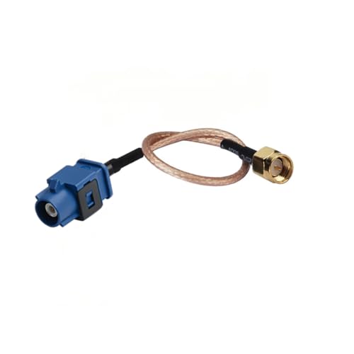 PC-CASE Rf Connector Fakra C Plug to SMA Male with Coaxial Flexible Cable Rg316 1feet for GPS Antenna Wif Antenna
