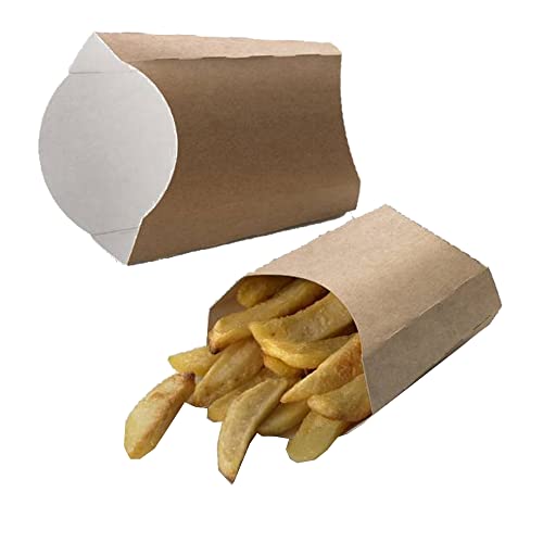 Leone Box per fritti, Avana/Bianco, 13 x 5.5 x (H)...