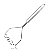 NOBRO® - Chrom Kartoffelstampfer - Ideal zum Pürieren oder Stampfen von Kartoffel, Gemüse oder Obst | Stampfer mit praktischer Aufhängung