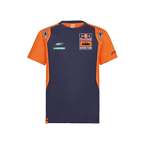 Red Bull KTM Official Teamline Polo, Blau Herren Large Polo Shirt, KTM Racing Team Original Bekleidung & Merchandise