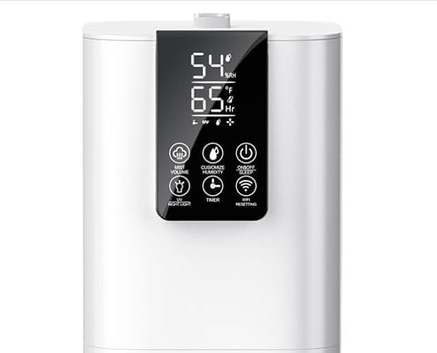 Replace the machine head only use for Honovos White Smart App 8L 2.1Gal Quiet Black Humidifiers with 7 Colors Light