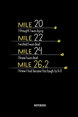 Marathon - Notebook: Thoughts of a Marathoner - Marathon Journal / Notebook (Dot Grid). Funny Marathon Training Accessories & Novelty Marathon Runner & Marathoner Finisher Gift Idea.