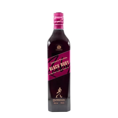Johnnie Walker, Black Ruby 750 ml, Whisky Blended Scotch, Dulce y Suave, Vibrantes Notas Frutales