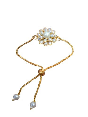 Image of Elegant Traditional Gold Plated /Rakhi Combo Of 1 Piece for Men and Women /brother /sister /bhabhi Kundan Stone combo set (Same as Shown In Image)