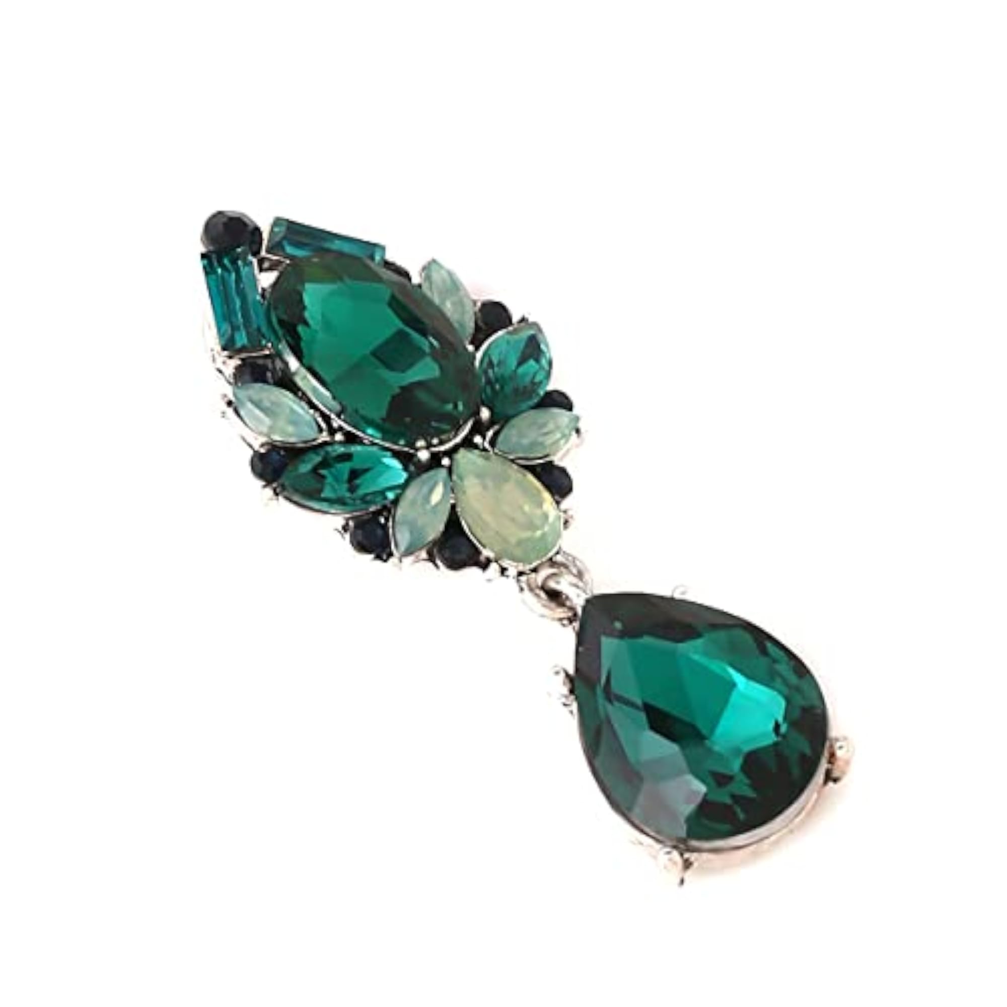 Crystal Tear Drop Earrings