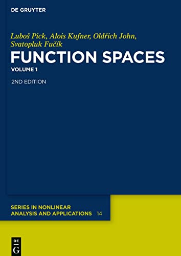 Function Spaces Volume 1 view 2