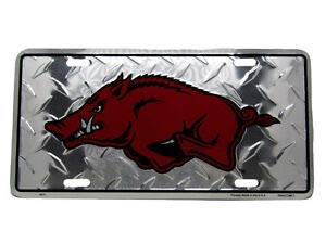 License Holder Arkansas Razorbacks Football Diamond Deck 6