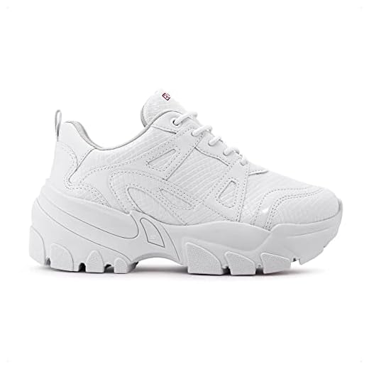 Tênis Ramarim Chunky Casual Feminino (36, Branco/Branco)