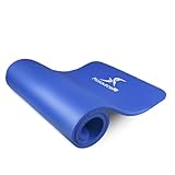 ProsourceFit Extra Thick Yoga and Pilates Mat ½" (13mm), 71-inch Long High Density Exercise Mat with Comfort Foam and Carrying Strap