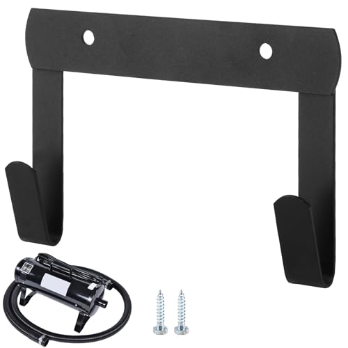 YAQINGMY Dryer Wall Mount Bracket/Heavy Duty Pet Hair Dryer Holder Compatible with K9 Dryers and Dog Grooming Station-DogGrooming Supplies/Accessories (Black)