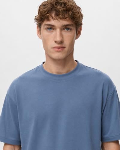 Image of Alan Jones Clothing Men's Printed Premium Heavy Gauge Cotton Oversized T-Shirt