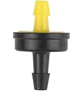 50Pcs Drip Irrigation Button Dripper Emitter Pressure Compensating Drippers, 4 Liters Per Hour