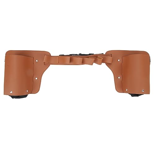 Sac de Taille pour Bouteille de Bière, Sac de Taille pour Bouteille de Bière en Cuir PU, Sangle de Taille Réglable, Ceinture de Support de Canette de Bière, pour la Randonnée en