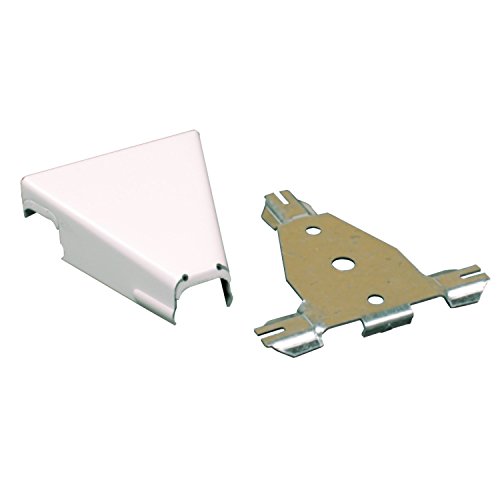 Legrand Wiremold BW16 Metal Raceway for Extending Power, 700 Series, T-Fitting, 3-Way Branching, White (1 Pack)