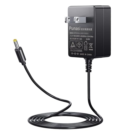 Punasi オムロン血圧計用ACアダプター PSE認証 HHP-AM01 Omron上腕式電子血圧計用 DCアダプタ電源 HCR-7104 HEM-AC-W5J HEM-ADPTW5に対応