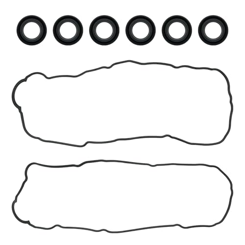 Image of KAX VS50588R Valve Cover Gasket Set Compatible with Toyota Sienna Highlander Avalon Camry Solara, Lexus RX330 RX300 ES330 ES300 RX400h, 3.0L 3.3L OE VS50515R, 11214-0A010, 11213-0A010