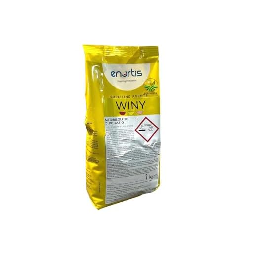 Metabisulfito potásico E-224. 1 Kilo. Acción antioxidante y antiséptica. Sulfitación de vinos.