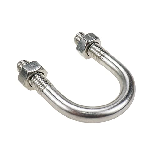 Image of Sscon 5Pcs M10x33 U-Bolts 304 Stainless Steel U-Bolt Fastener for 33mm Pipe Dia.