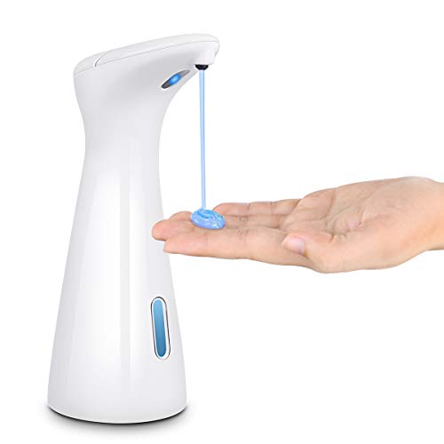 ソープディスペンサー YOOSUN 200ML 非接触型 残量確認可 自動センサー ポンプボトル キッチン バスルーム トイレなどに最適 白