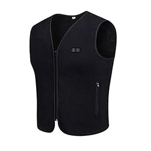 Elektrisch verwarmd herenvest Verwarming Warme bodywarmer, wasbare verwarmde bodywarmer met 4 verwarmingszones en 3…