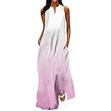 Brautjungfernkleider, Kleider Damen Sommer Hippie Kleidung Damen Brautkleid Damen Hochzeitskleid Standesamt Strand Brautmode Chiffon Trägerlose Brautkleider Schlicht Mädchen Kleider (M,Hell Violett)