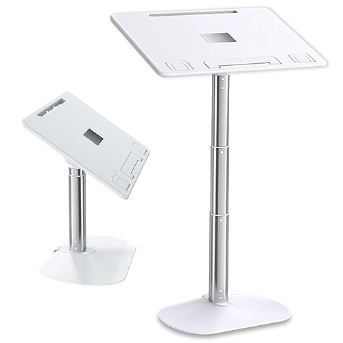 Cyoua ブックスタンド 卓上 書見台 読書台 傾斜台 本立て 学習台 30-55cm 無階段高さ調整 角度調整 2in1 多機能 譜面台 ipad PCスタンド スタンド アーム 取り外し可能 本置き 伸縮 折り畳み 子供 学生 大人 姿勢改善 昇降式