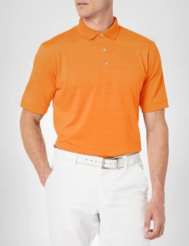 Callaway Men's Short Sleeve Opti-Dri Performance Golf Polo Shirt, Stretch, Moisture-Wicking (Available in Big & Tall), Carrot, Large