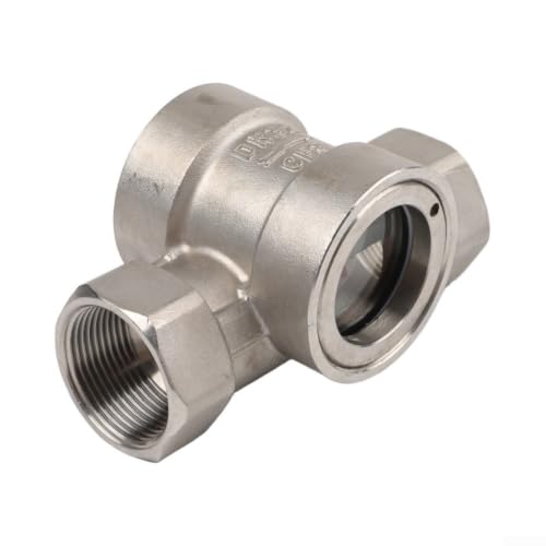 Indicador de flujo de agua con visor de vidrio rosca Dn10 Dn50 para tuberías de aceite 5