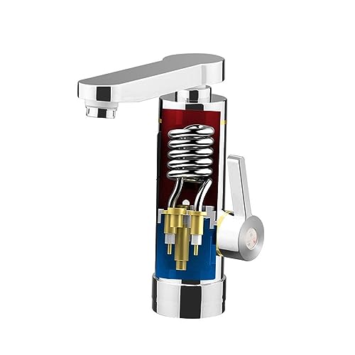 Grifo de calentamiento rápido instantáneo 3000W con pantalla digital para fregadero sin tanque 5