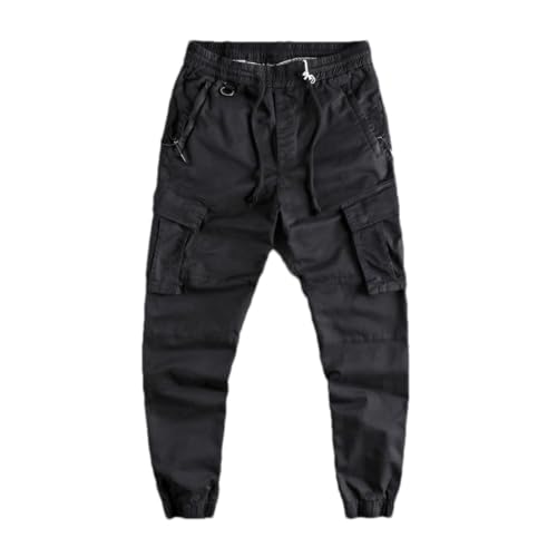 Pantalon cargo homme coupe droite ajustée résolvant le manque de poches