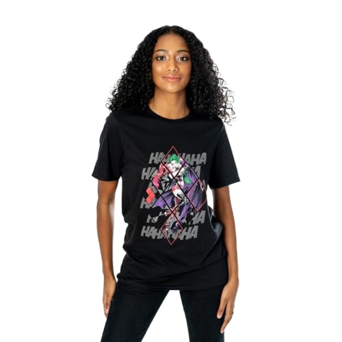 T-shirt Harley Quinn Joker diamant vêtement adulte mode geek haut unisexe