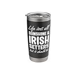 Irish Setters for Women for Men Irish Setter Dog Stuff Stainless Steel Insulated Tumbler