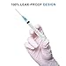 CareLiving 100 Pack 3ml Syringes 23G, 1.0 inch Needle Luer Lock Syringe Individually Packaged (3ml, 100)