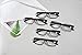 Eyekepper Vintage Reading Glasses for Men - 5 Pack Spring Hinges Classic Readers - Black Frame +3.25