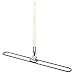 Boardwalk 1490 Clip-On Dust Mop Handle, Lacquered Wood, Swivel Head, 1