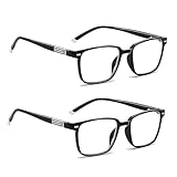 2 Stück Autofokus Brille Mit Selbsteinstellung,Zoom Brille,Intelligente Zoom Lesebrille Herren Damen,Anti Blaulicht,Für Lesen, Digitale Geräte Und Outdoor-Aktivitäten