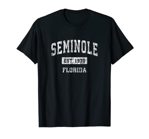 Diseño establecido de Seminole Florida FL Vintage Sports Camiseta