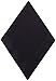 Jet Black Solid Stripes Beverage Paper Napkins- 16pc